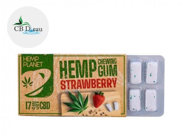 Chewing gums Fraise CBD - Hemp Planet