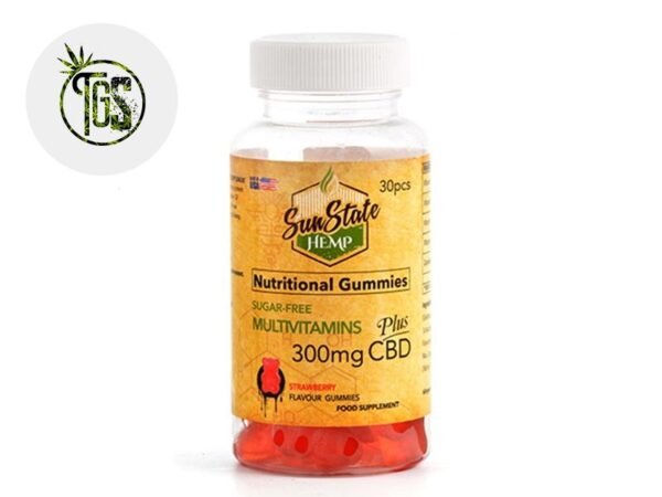 Bonbons Gummies Fraise CBD - Sunstate