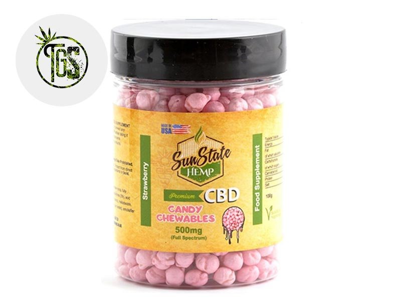 Chewing gums Fraise CBD - Sunstate