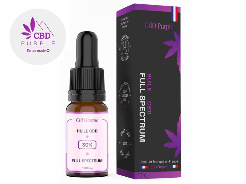 Huile CBD 30% Tranquilité bio - CBD Purple