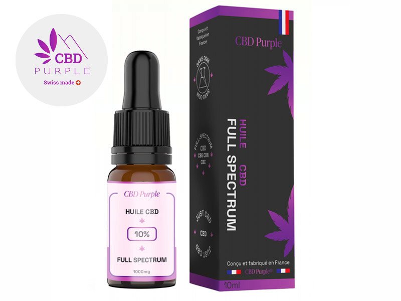 Huile CBD 10% Calme bio - CBD Purple