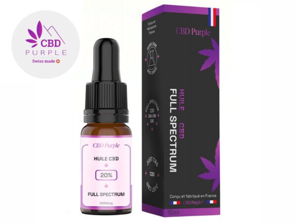 Huile CBD 20% Sérénité bio - CBD Purple