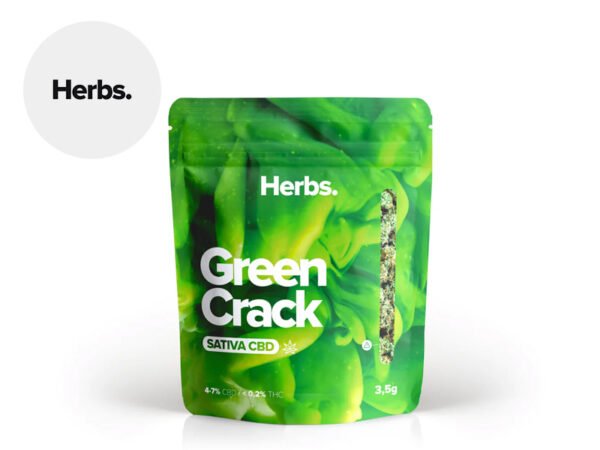 Fleur Green Crack CBD Indoor 6% - Herbs