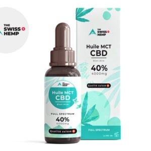 Huile CBD 40% MCT bio - The Swiss Hemp