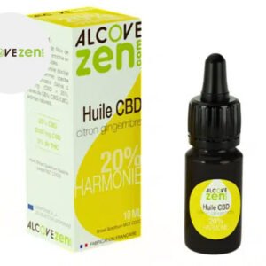 Huile CBD 20% bio (Citron Gingembre) - Alcovezen
