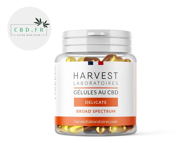 Gélules CBD (750mg) Cure Délicate - Harvest Laboratoires