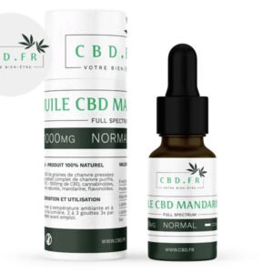 Huile CBD 10% bio (Mandarine) - CBDfr