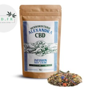Infusion CBD Nuit Calme bio - Herboristerie Alexandra