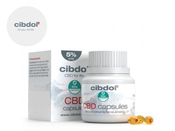 Gélules CBD (500mg) - Cibdol