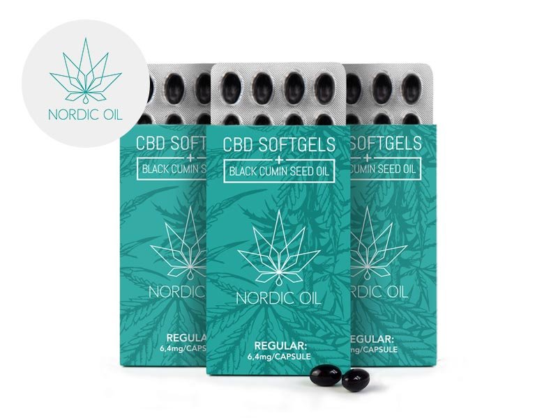 Capsules CBD (1152mg) - Nordic Oil