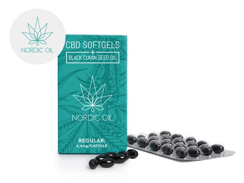 Capsules CBD (384mg) - Nordic Oil
