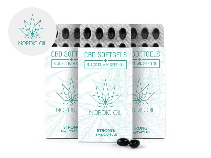 Capsules CBD (2880mg) - Nordic Oil