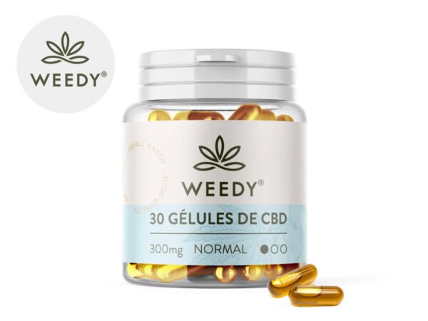 Gélules CBD (300mg) - Weedy