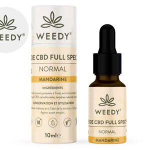Huile CBD 10% bio (Mandarine) - Weedy