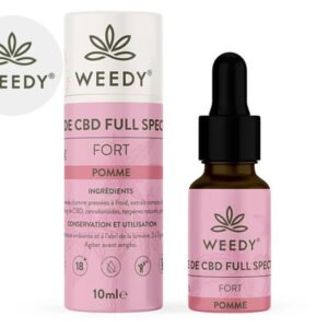 Huile CBD 10% bio (Pomme) - Weedy