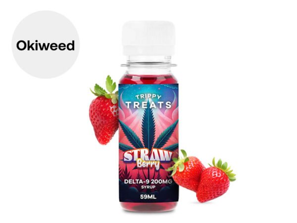 Syrup Strawberry Delta 9 - Trippy Treats