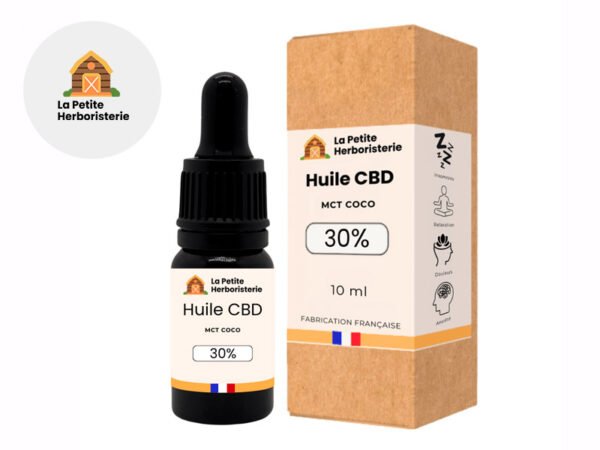 Huile CBD 30% bio - La Petite Herboristerie