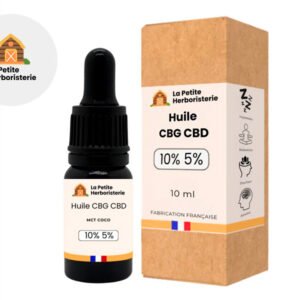 Huile CBG 10% CBD 5% - La Petite Herboristerie