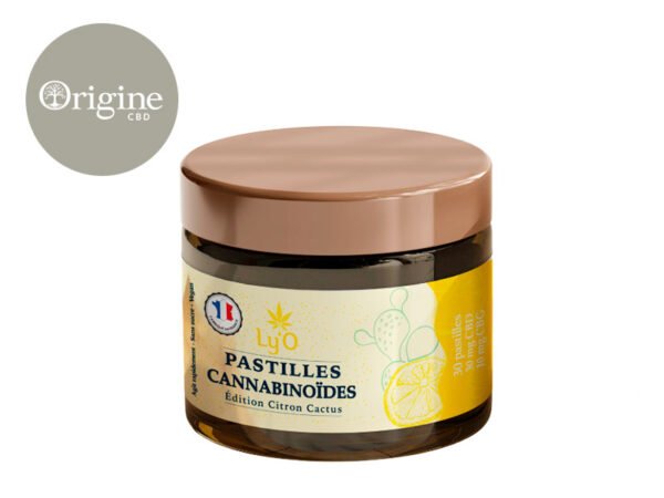 Pastilles CBD CBG (1200mg) Citron Cactus - Ly'O