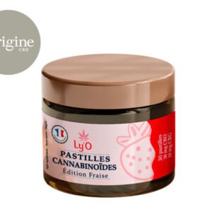 Pastilles CBD CBG (1200mg) Fraise - Ly'O