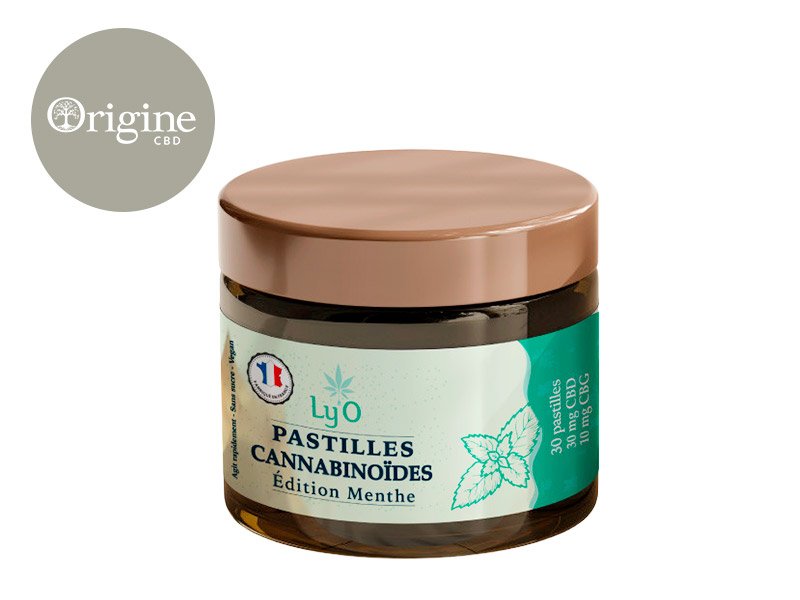 Pastilles CBD CBG (1200mg) Menthe - Ly'O