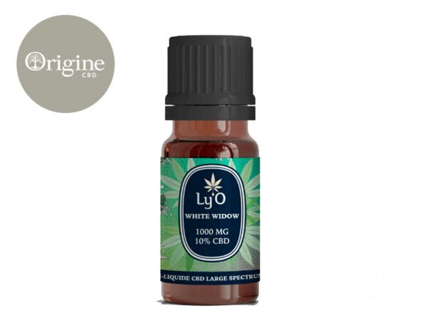 E-liquide CBD E-Liquide White Widow (Sans THC) 1000mg - Ly'O