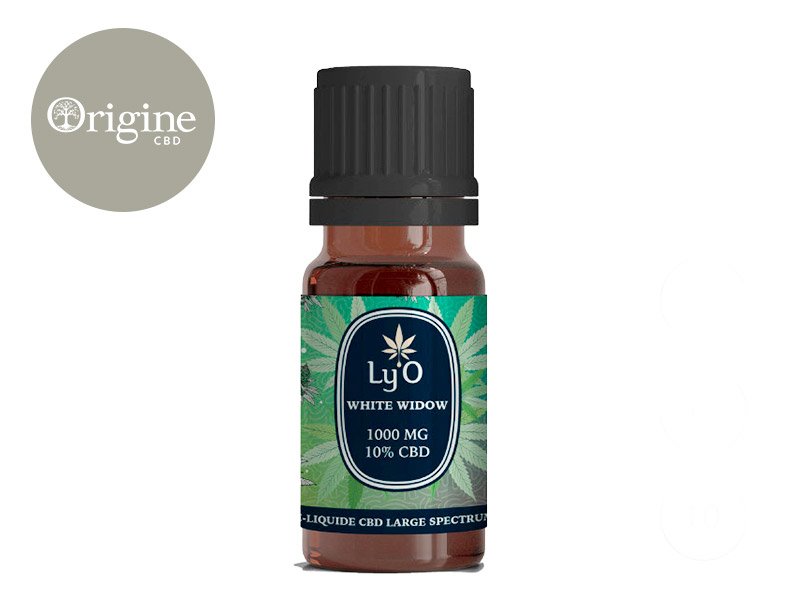 E-liquide CBD E-Liquide White Widow (Sans THC) 1000mg - Ly'O