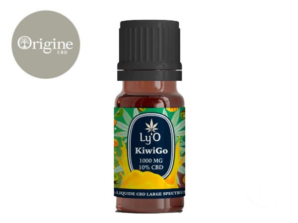 E-liquide CBD E-Liquide KiwiGo (Sans THC) 1000mg - Ly'O