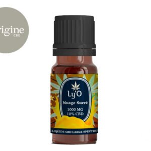 E-liquide CBD E-Liquide Nuage Sucré (Sans THC) 1000mg - Ly'O