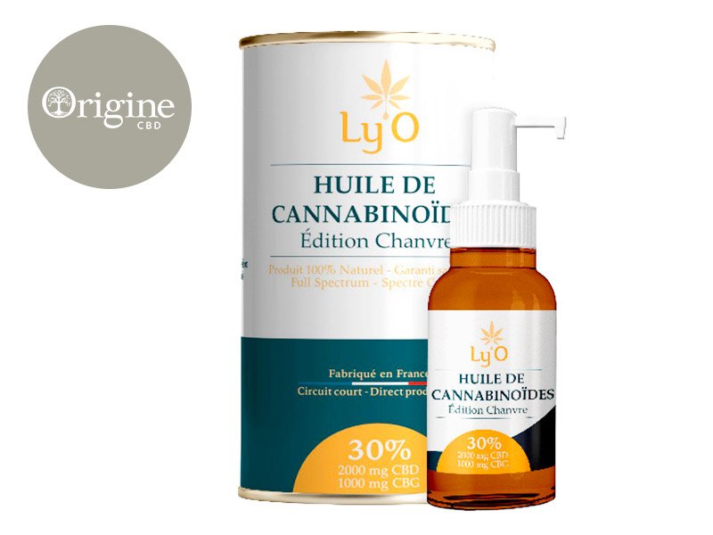 Huile CBD CBG 30% bio - Ly'O