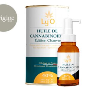 Huile CBD CBG 40% bio - Ly'O