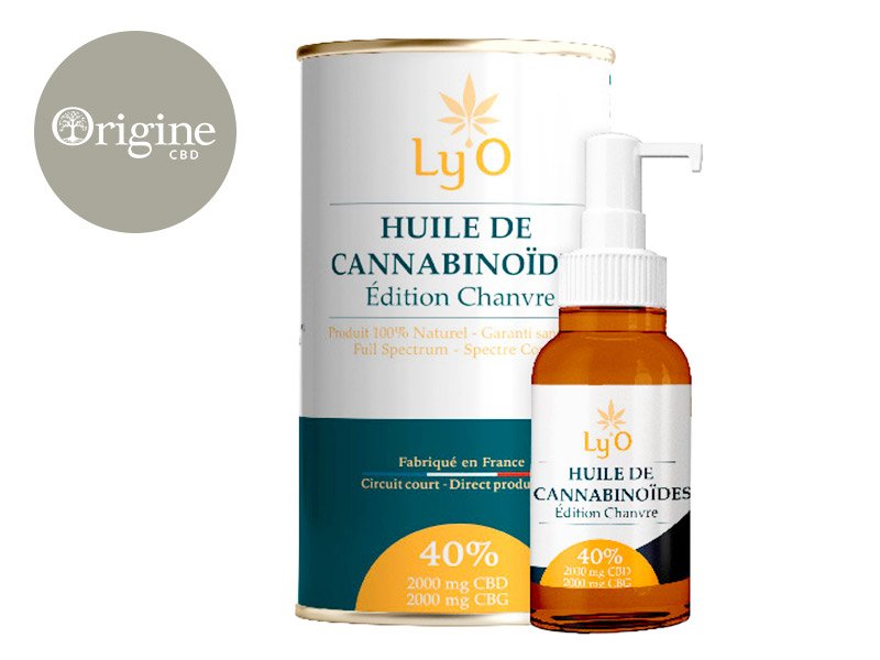 Huile CBD CBG 40% bio - Ly'O