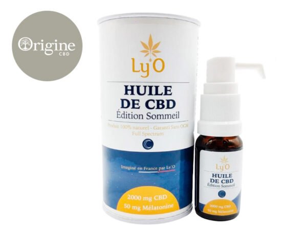 Huile CBD 20% Mélatonine Sommeil bio - Ly'O