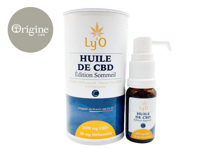 Huile CBD 20% Mélatonine Sommeil bio - Ly'O
