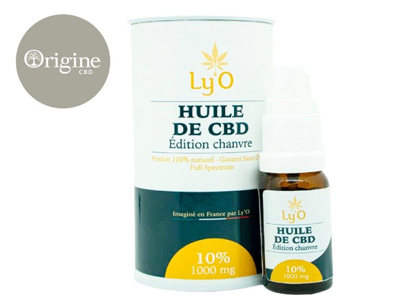 Huile CBD 10% bio - Ly'O
