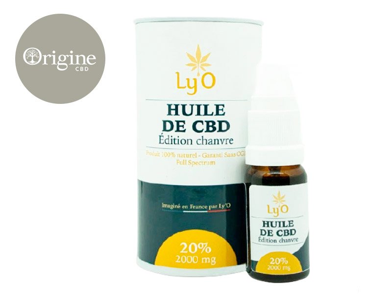 Huile CBD 20% bio - Ly'O