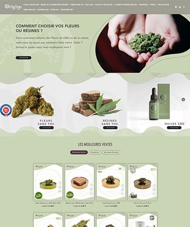 site origine cbd