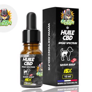 Huile CBD pour Animaux (Boeuf) - Oxyg'N CBD