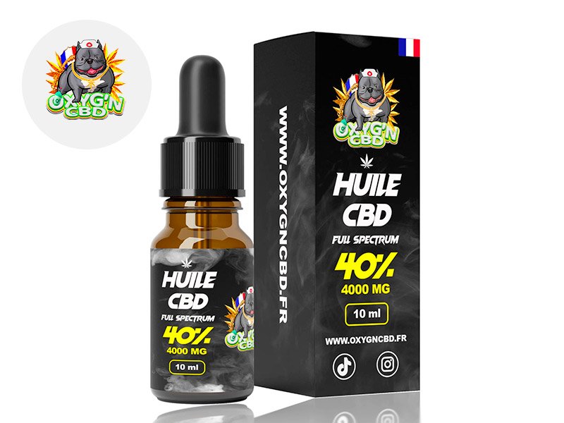 Huile CBD 40% - Oxyg'N CBD