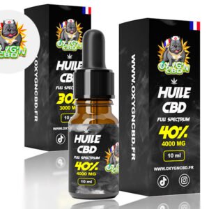 Pack 2 Huiles CBD Cure Intense - Oxyg'N CBD