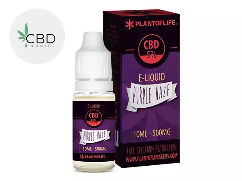 E-liquide CBD Purple Haze 500mg - Plantoflife