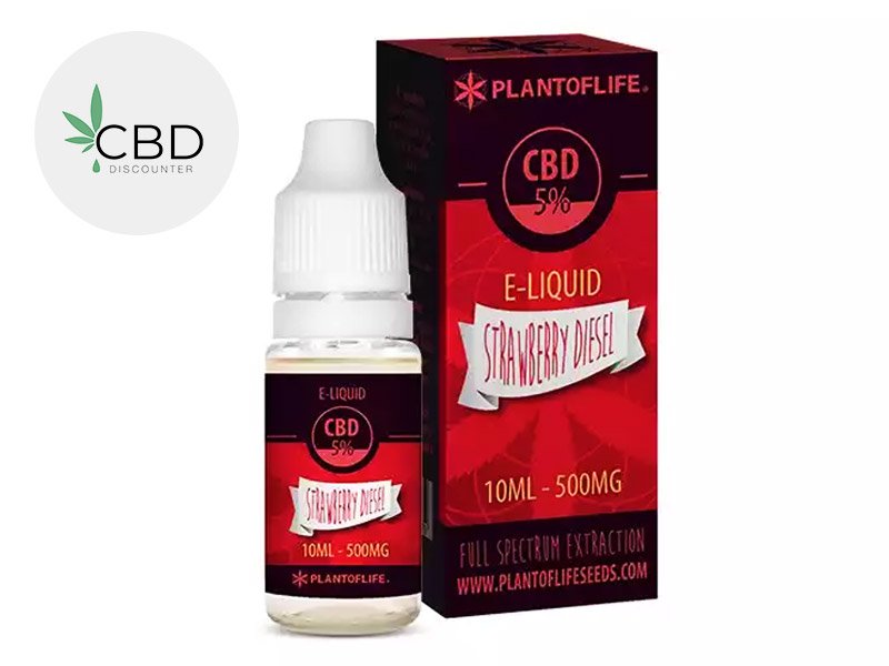 E-liquide CBD Strawberry Haze 100mg - Plantoflife