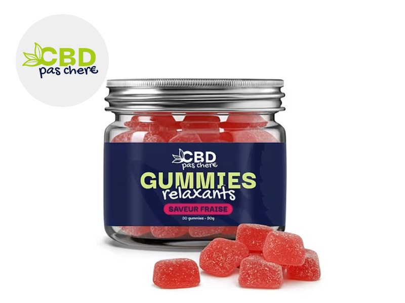 Gummies Fraise CBD - CBD Pas Chère