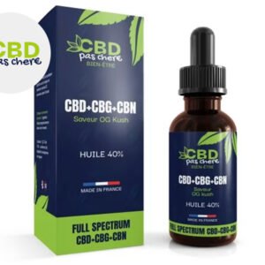 Huile CBD CBG CBN 40% bio - CBD Pas Chère
