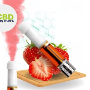 Cartouches Vape Pen Fraise 98% CBD - CBD Pas Chère