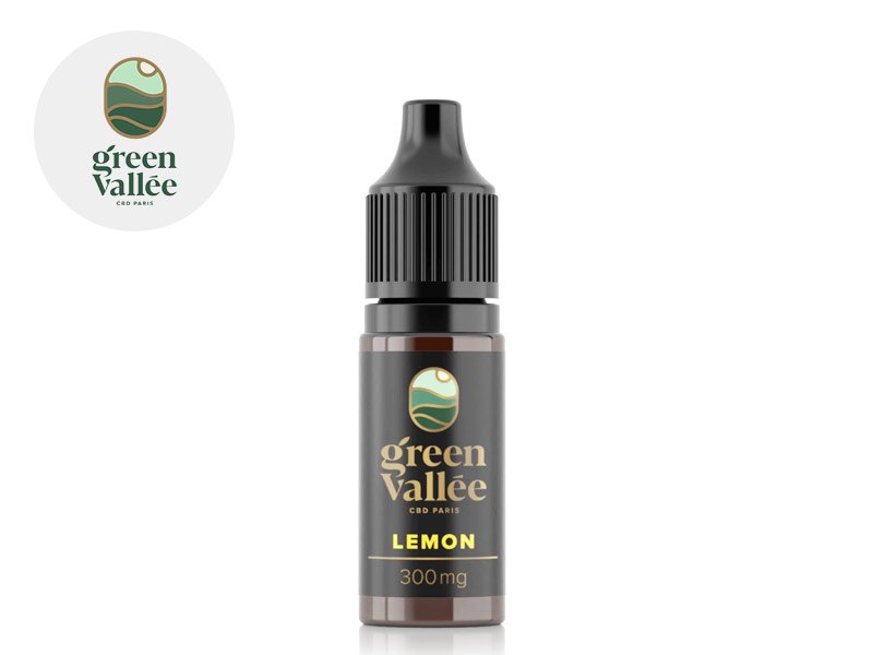 E-liquide CBD Lemon 300mg - Green Vallée