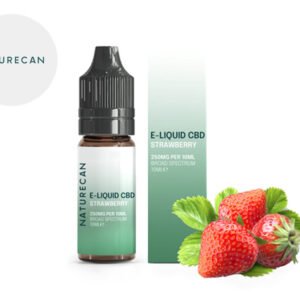 E-liquide CBD Fraise 500mg - Naturecan
