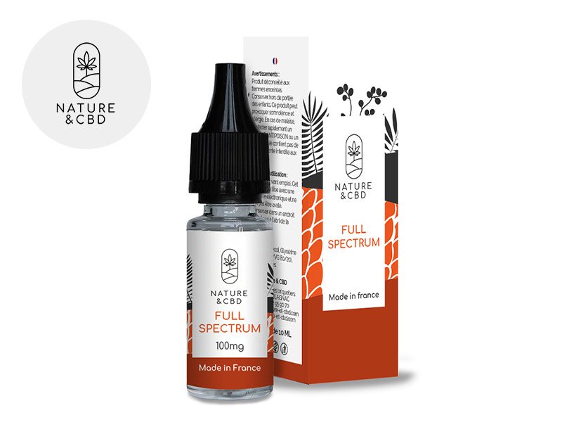 E-liquide CBD Full Spectrum 500mg - Nature et CBD