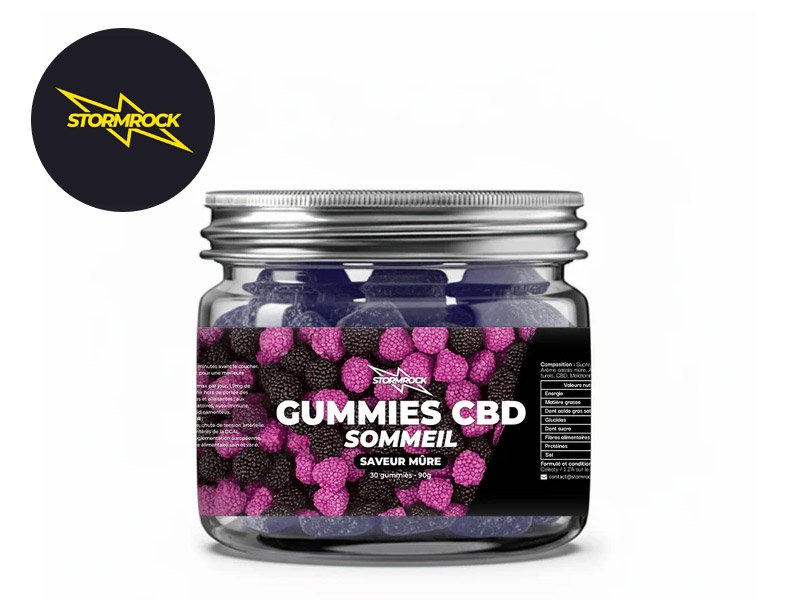Gummies Mûre CBD Sommeil - Stormrock