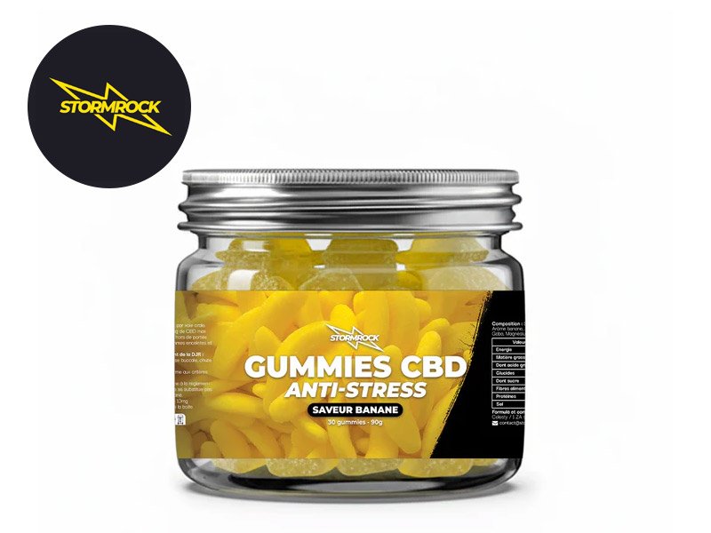 Gummies Banane CBD Anti-Stress - Stormrock